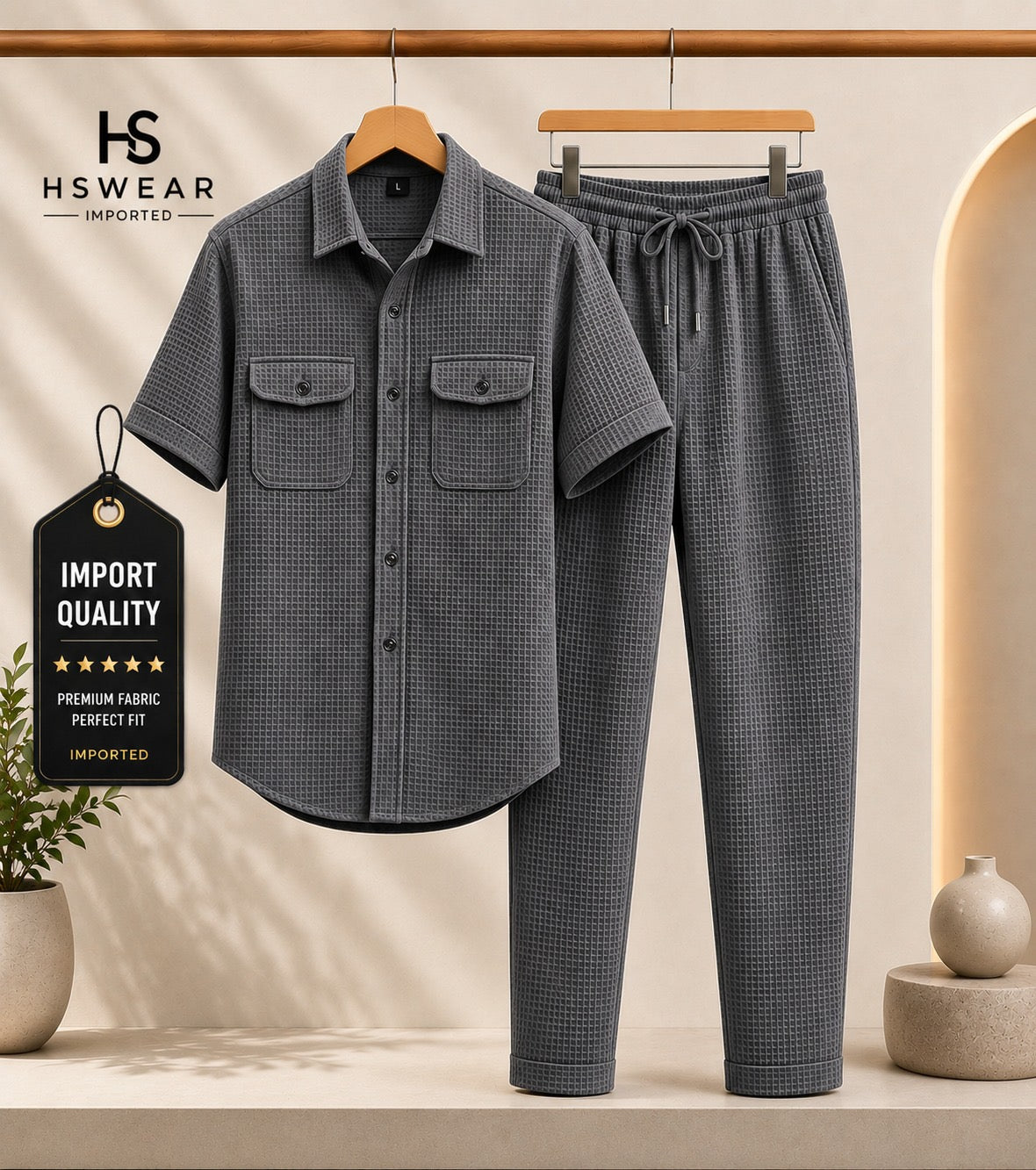 Safari Tracksuit Set (shirt+Trouser) Premium Fabric 100%