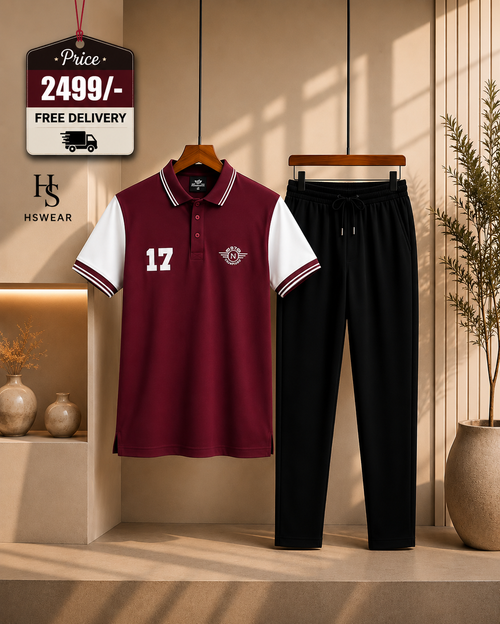 HSWEAR Premium Polo Shirt & Trouser Set 17 No