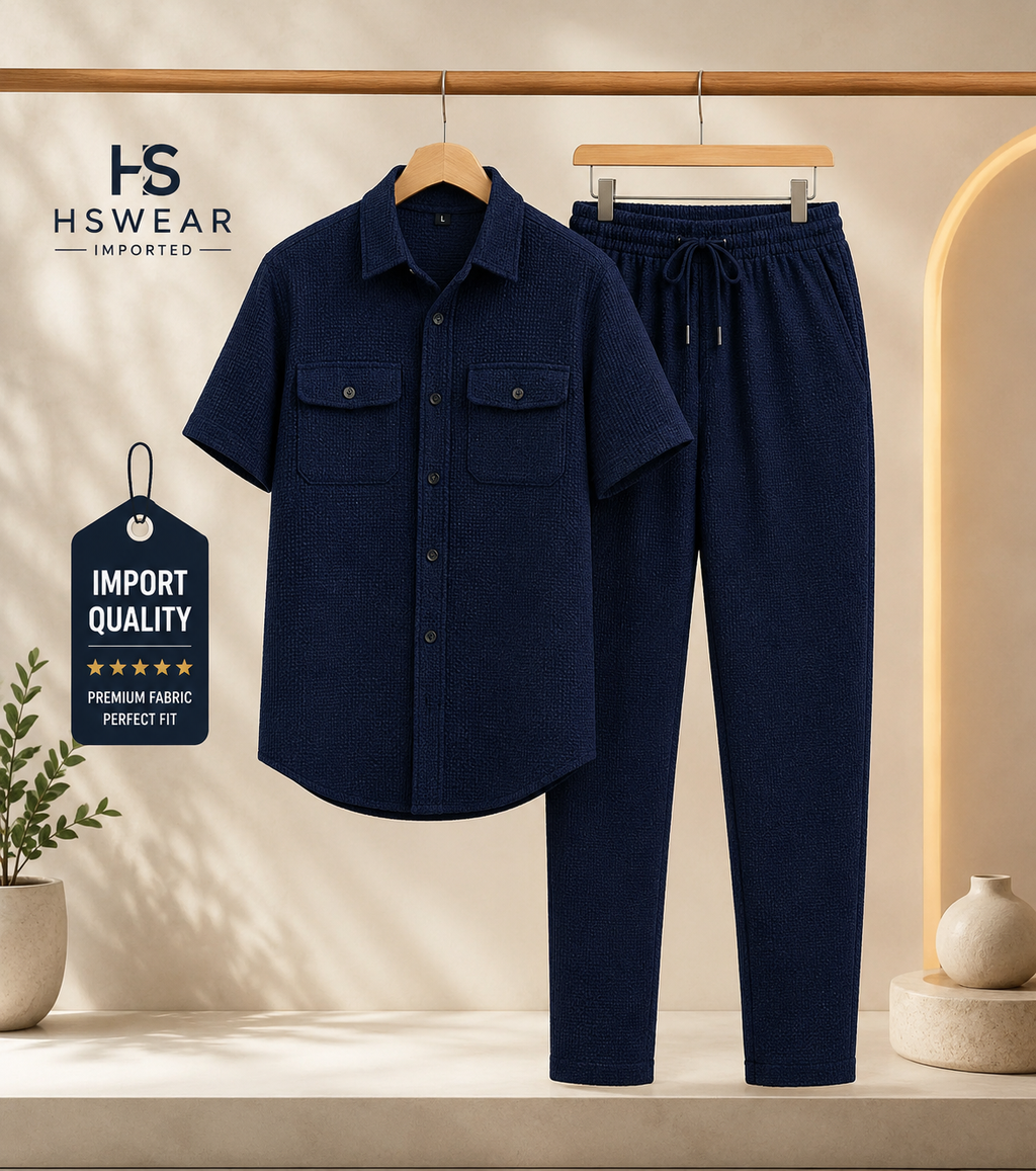 Safari Tracksuit Set (shirt+Trouser) Premium imported Fabric 100%