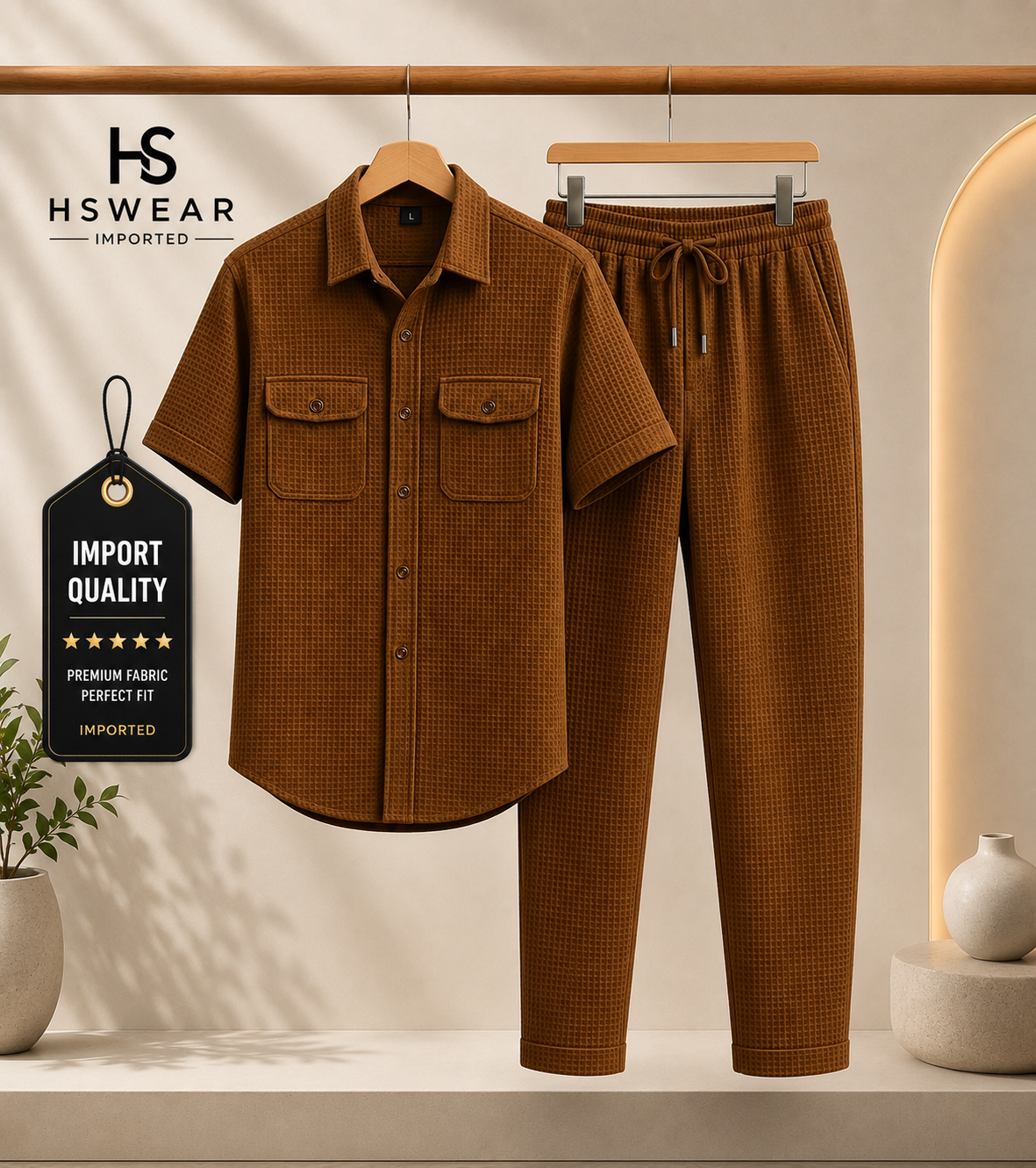 Safari Tracksuit Set (shirt+Trouser) Premium imported Fabric 100%