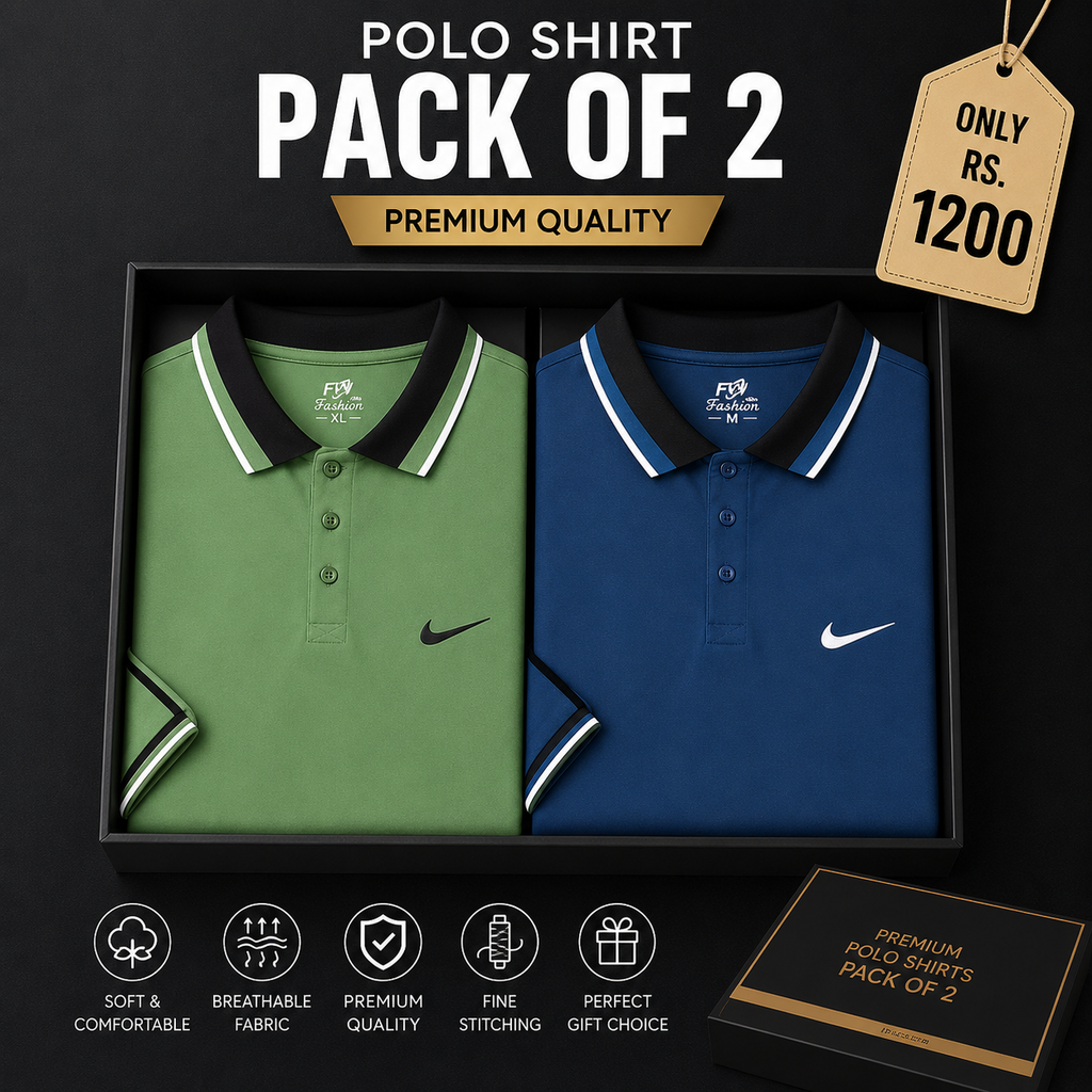 Product Details – Premium Polo Shirt (Pack of 2)