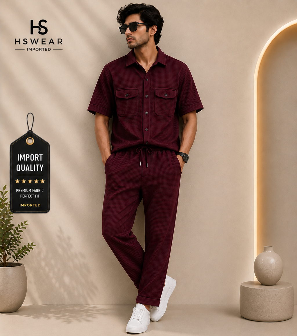 Safari Tracksuit Set (shirt+Trouser) Premium imported Fabric 100%