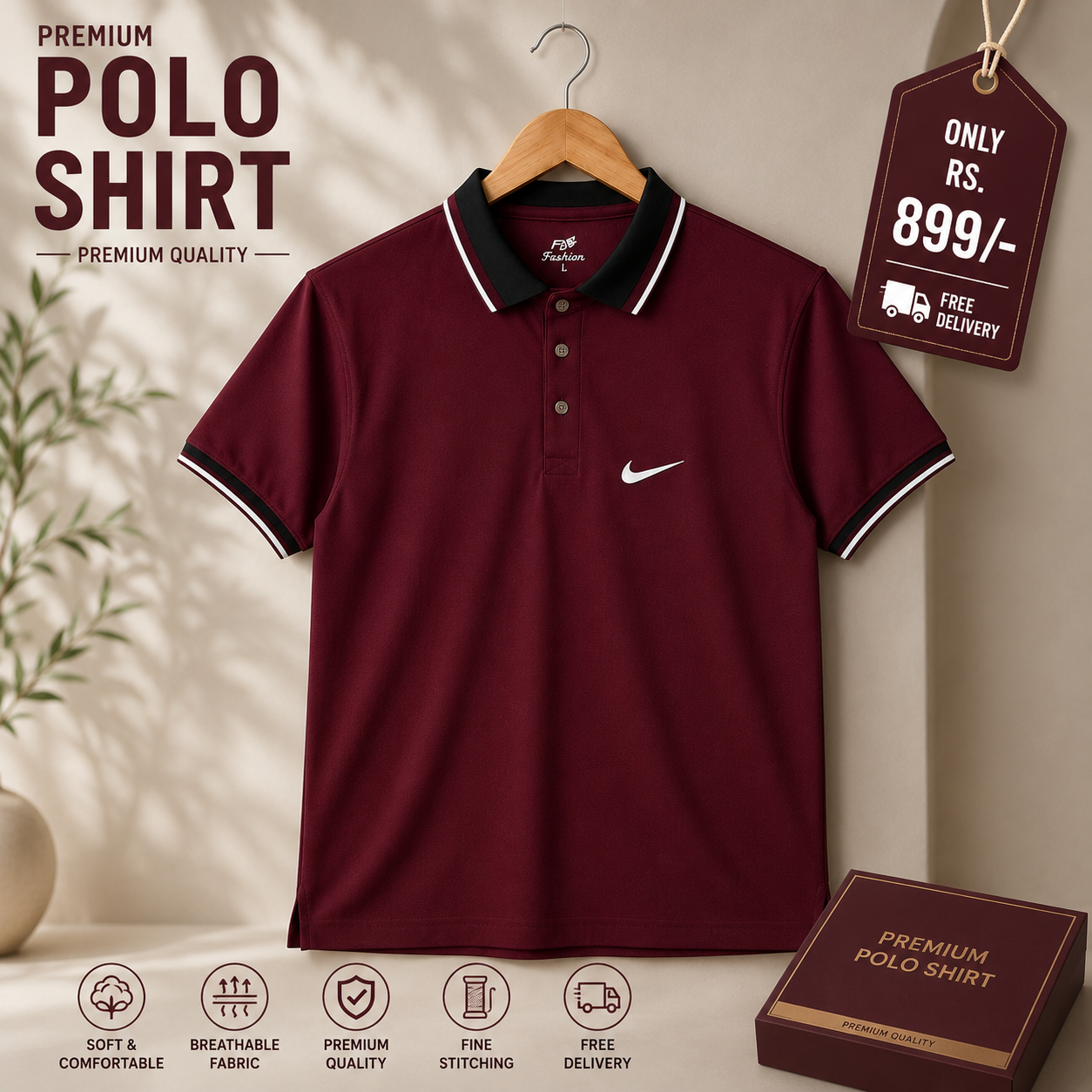 Premium Men's Classic Polo t-shirt